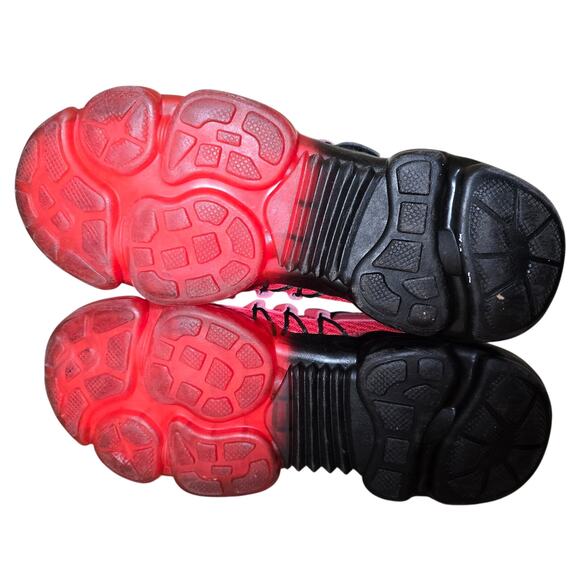 Vitike JMFCHI Sneaker Boys Size Eu 38 Youth 6 Black Red Running shoes - Picture 6 of 8